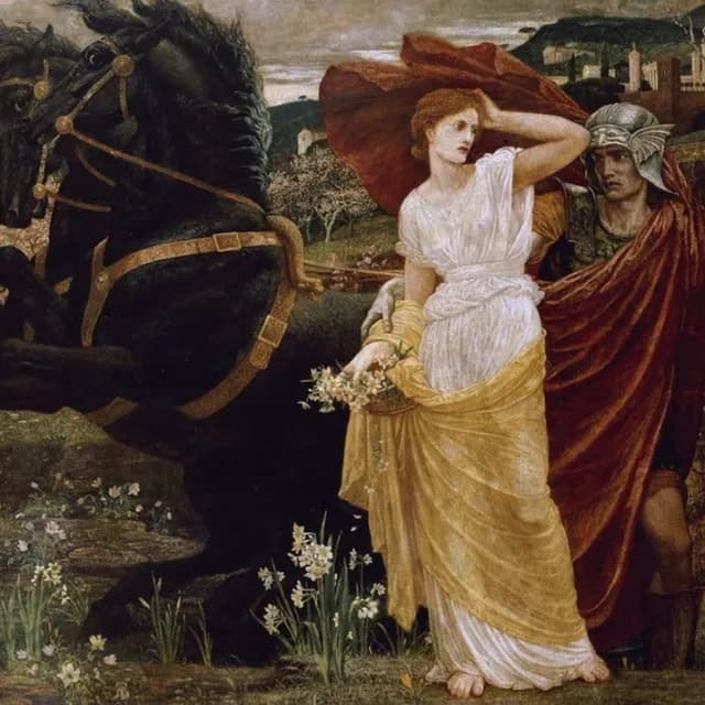 Η αρπαγή της Περσεφόνης και η στέψη της ως Βασίλισσας του Κάτω Κόσμου