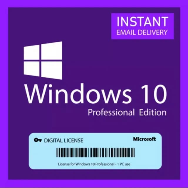 Microsoft Windows 10 PRO Professional Genuine License KEY
