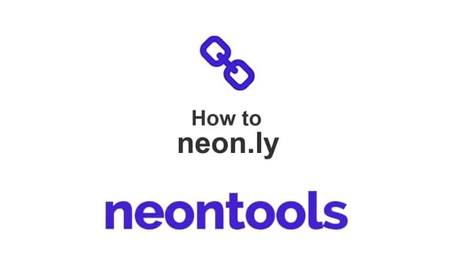 Shorten URLs and analyze click-data with neon.ly (for free)