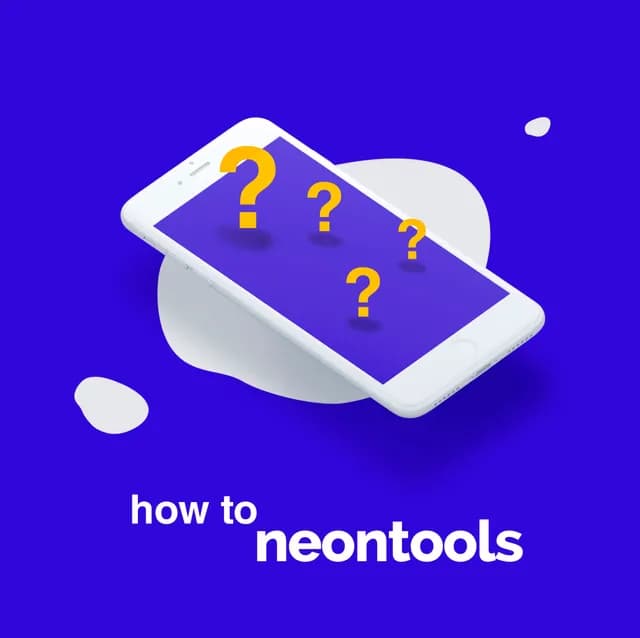 How to Neontools