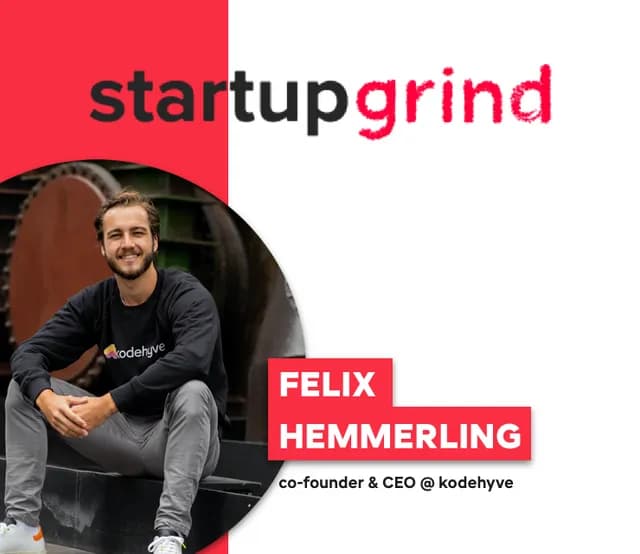 Startup Grind hosts Felix Hemmerling
